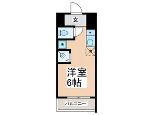 サカエフラット元住吉【1階】の間取り