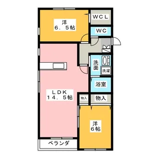 オータムテラス【1階】の間取り