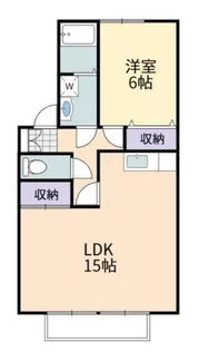 リヴェールA【1階】の間取り