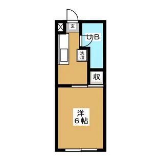 ハイツスプルルマ【1階】の間取り