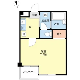 メゾンセルシオ【3階】の間取り