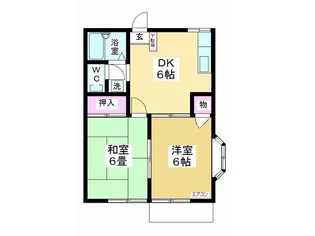 パークハイム並木【1階】の間取り
