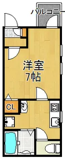 神奈川県川崎市幸区塚越2【アパート】の間取り