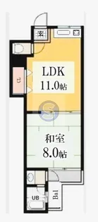 スペース下鴨【3階】の間取り