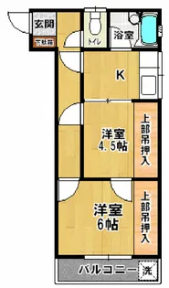 フォレスト・シティー【2階】の間取り