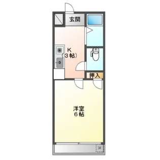 メゾンサンウイング【3階】の間取り