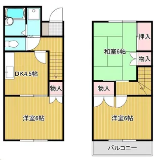グリーンヒルズSHINODAの間取り