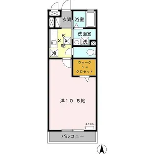 神奈川県小田原市田島【アパート】の間取り