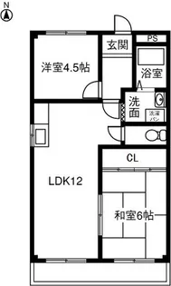 メゾンカーサ【2階】の間取り