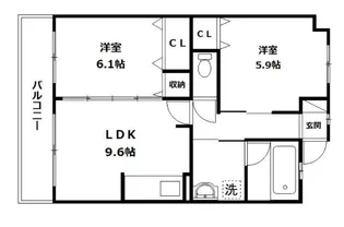 Eterno【1階】の間取り