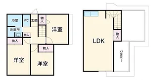 上屋敷ガーデンの間取り