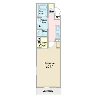 マリーズハウス【2階】の間取り