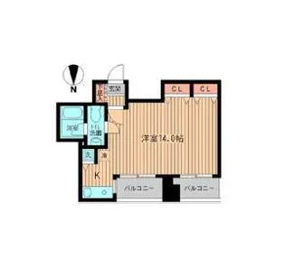 1Kの間取り画像