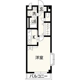 タサキヒルズC【1階】の間取り