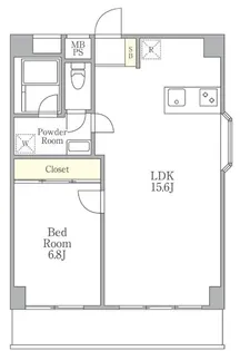 目黒パークスクエア【5階】の間取り
