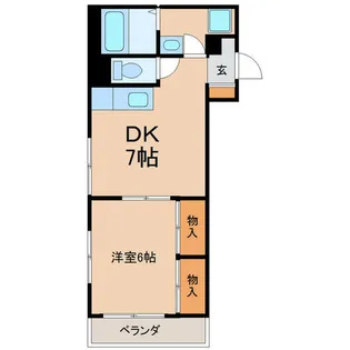 東京都江戸川区平井1【マンション】の間取り