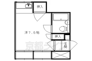 宮の東ハイツ【1階】の間取り