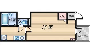 レジア豊中本町【1階】の間取り