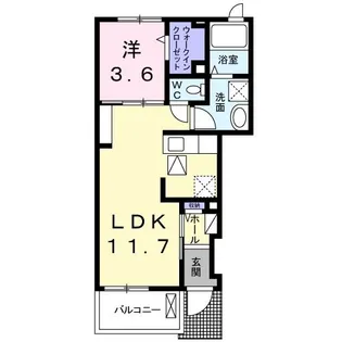 茨城県水戸市平須町【アパート】の間取り