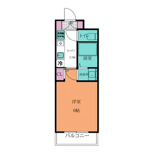 ロイヤルコート武蔵境【1階】の間取り