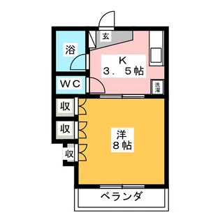 Mハイツ【2階】の間取り