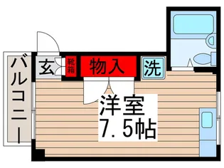 クロノス香取【2階】の間取り