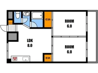 シンプルライフR【7階】の間取り