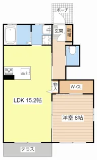 シャーメゾンコートN【1階】の間取り