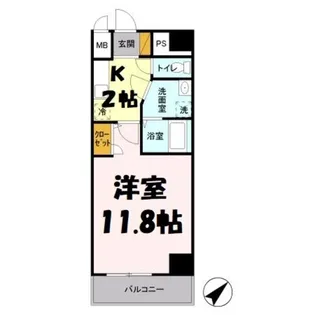 埼玉県越谷市南越谷4【マンション】の間取り