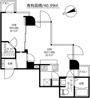 東京都世田谷区深沢6【マンション】の間取り
