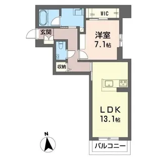 フォンテーヌ べレオ【2階】の間取り