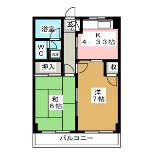 第2サンライズビル【4階】の間取り