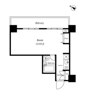 東京都港区麻布台2【マンション】の間取り