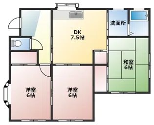 静岡県袋井市高尾【一戸建】の間取り