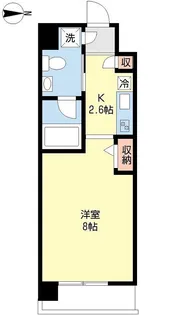 サンサール ハワ【1階】の間取り