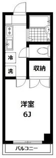 東京都目黒区鷹番3【マンション】の間取り