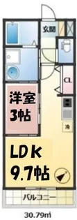 埼玉県久喜市久喜北1【アパート】の間取り