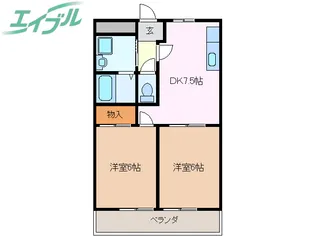 YK伊倉II【2階】の間取り