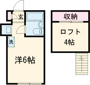 サンフラワー北烏山【1階】の間取り