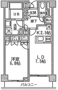 ファインステージ新横浜【2階】の間取り