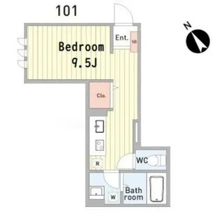 良久ビル【1階】の間取り