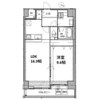 Vesta京町堀【12階】の間取り