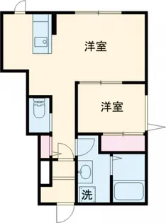 レトア大町I【1階】の間取り