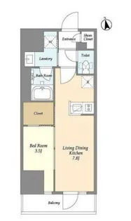 グランカーサ船堀I【3階】の間取り