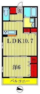 ハイム・K【1階】の間取り