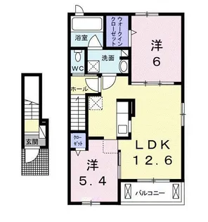 グラーティア【2階】の間取り