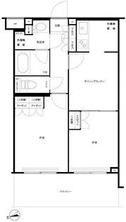 ルーブル大森西【5階】の間取り