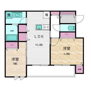 Maison du Bonheur【3階】の間取り