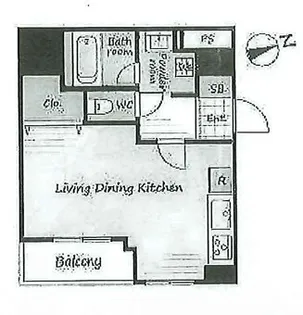 マンション麻布三の橋【4階】の間取り