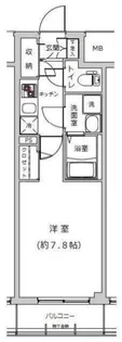 東京都台東区千束2【マンション】の間取り